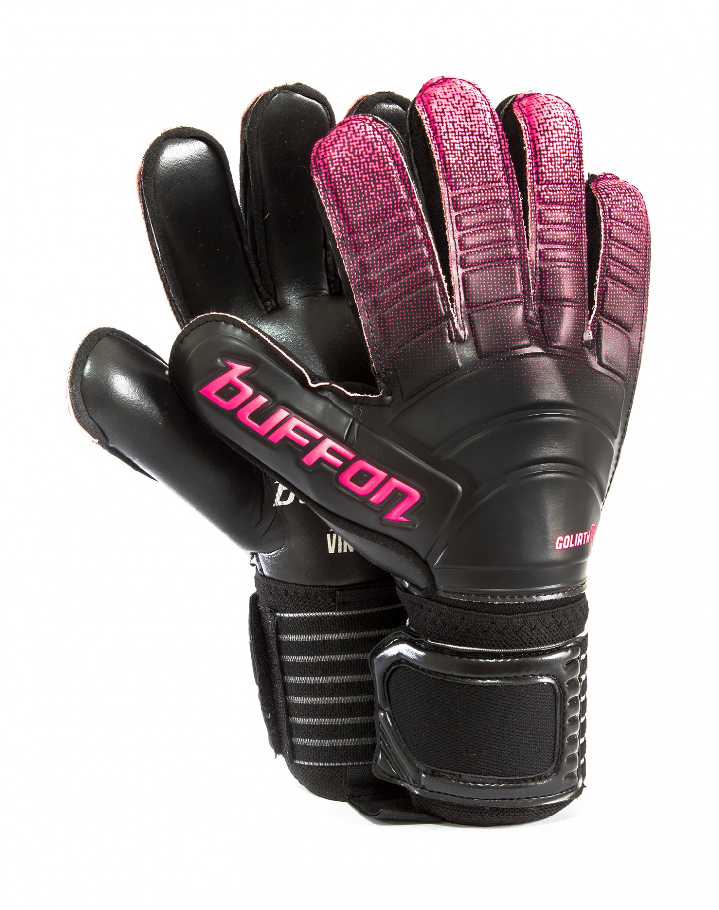 Guantes Buffon Goliath Semiprofesional Negro/ Fiusha