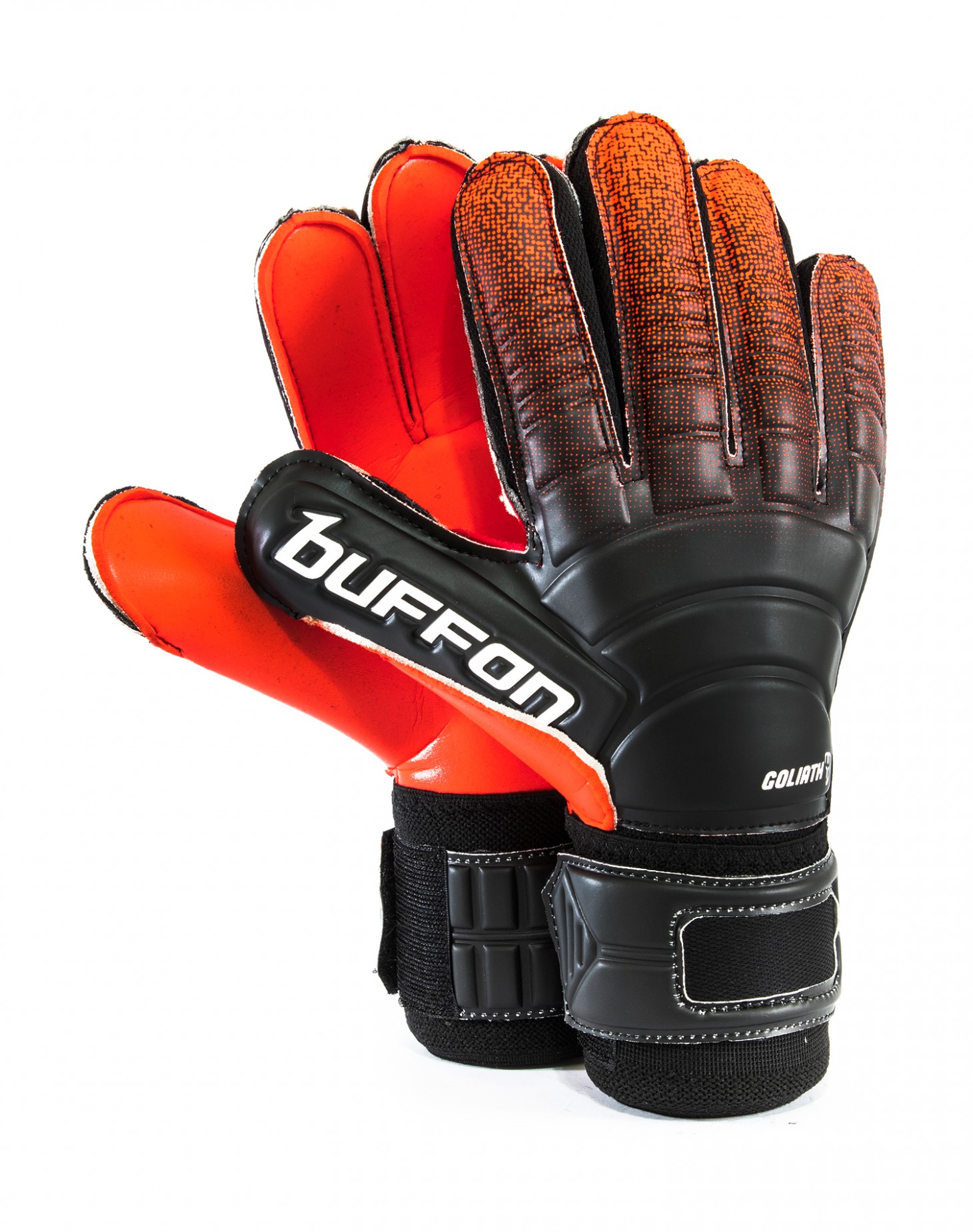 Guantes de Portero Buffon Goliath Basico Varillas Rojo/ Negro
