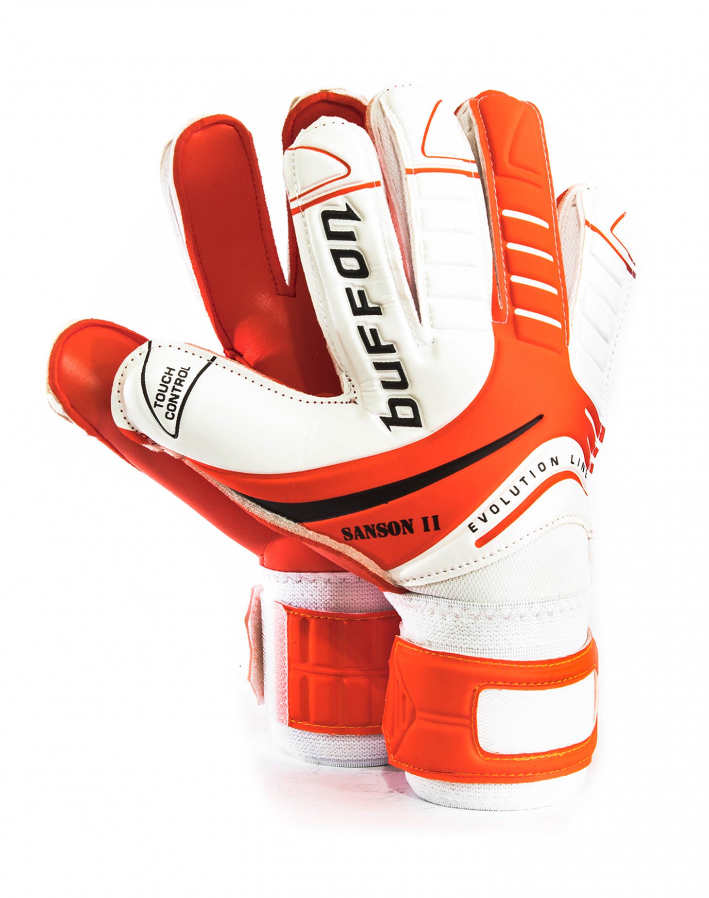Guantes Buffon Sanson 2 Basico Blanco/ Rojo