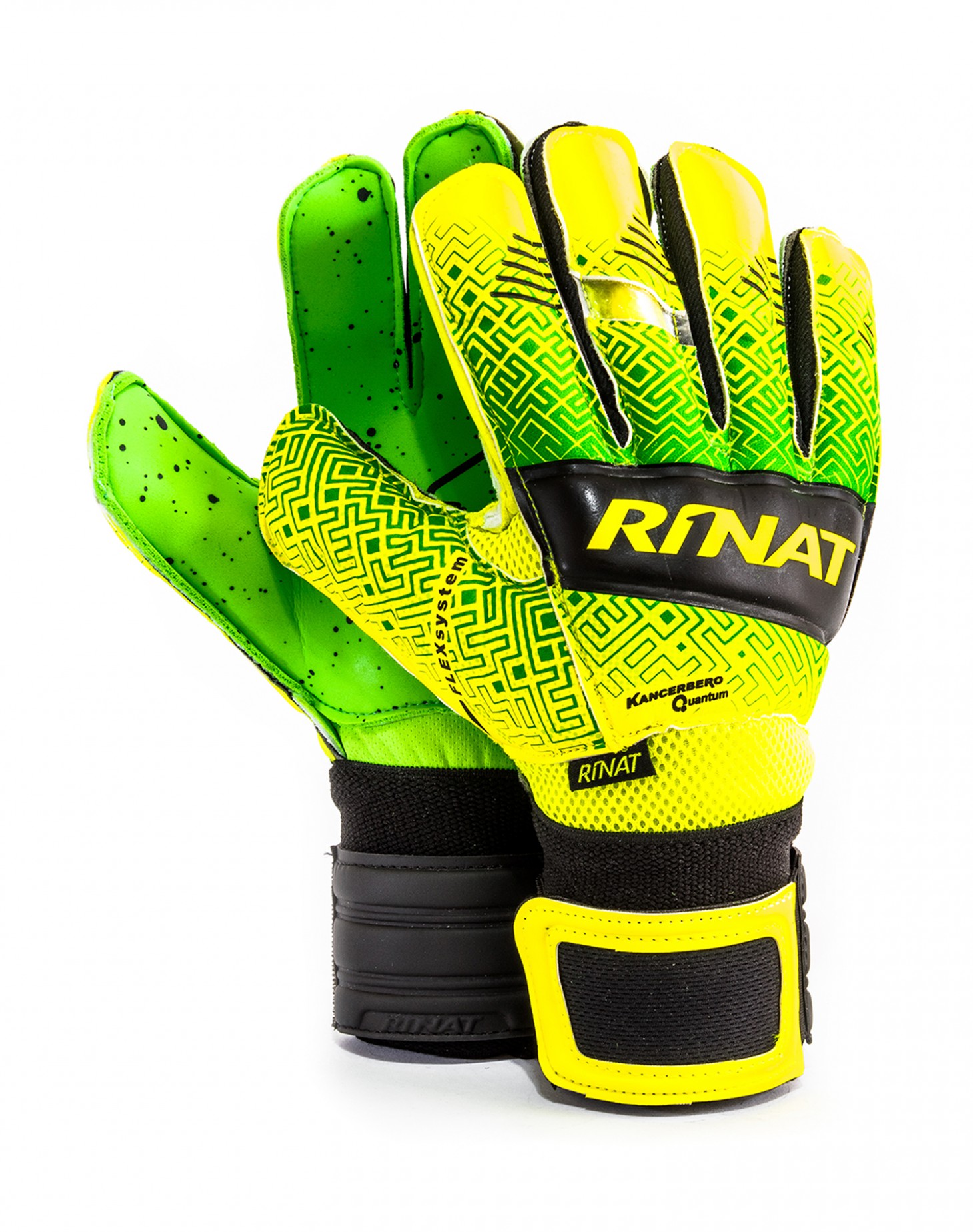 Guantes Rinat Kancerbero Quantum Spine Turf Amarillo / Neón