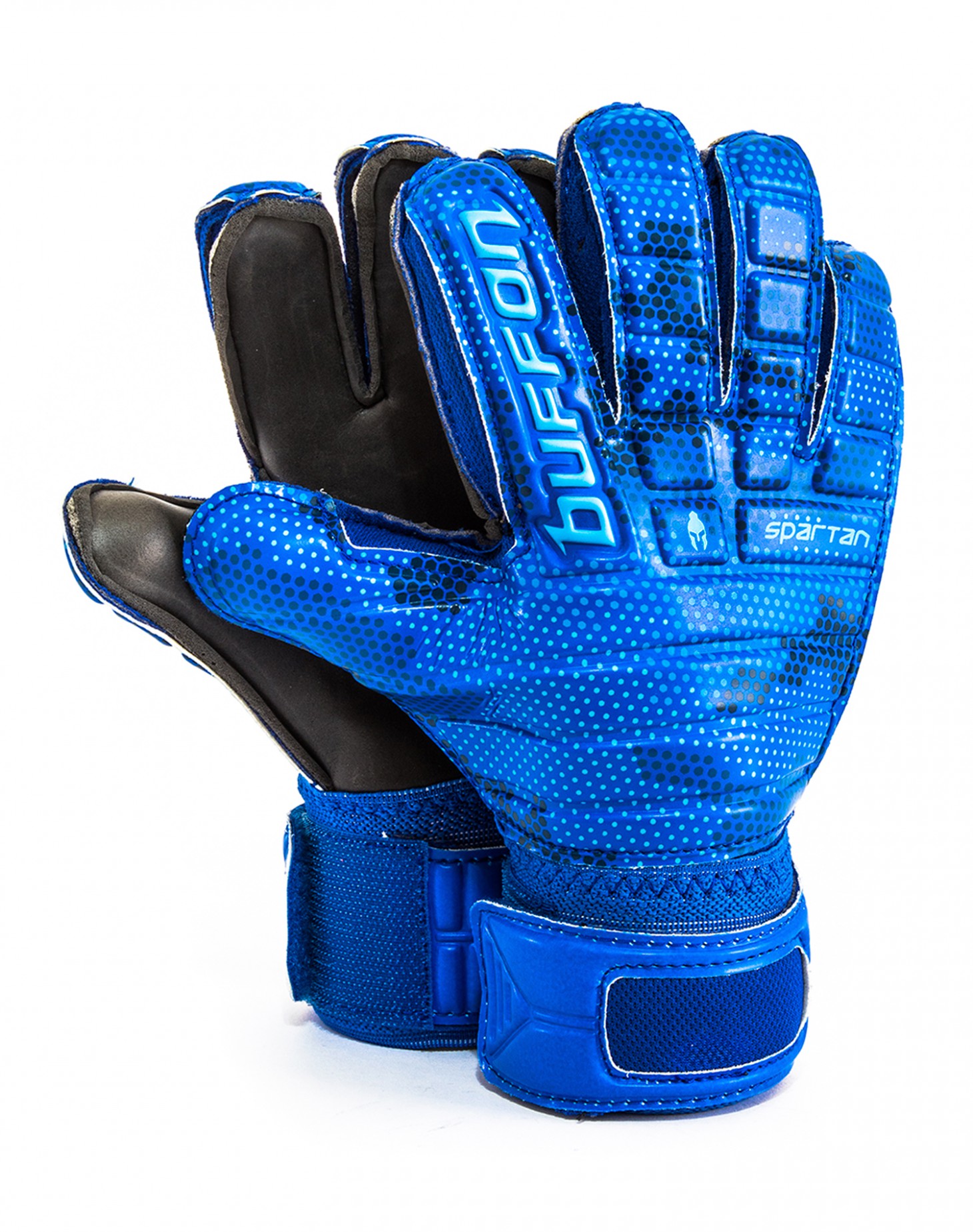 Guantes Buffon Spartan Infantil Azul - Negro
