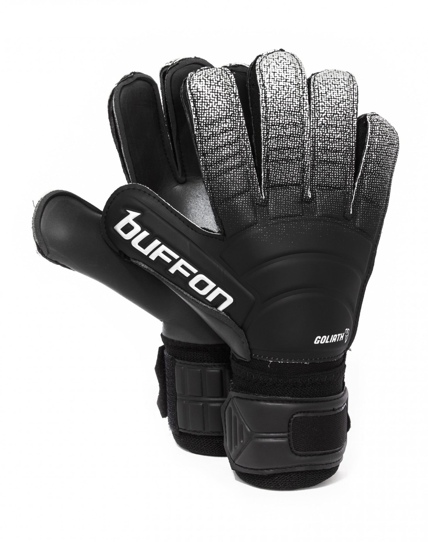 Guantes Buffon Goliath Basico Negro/Plata