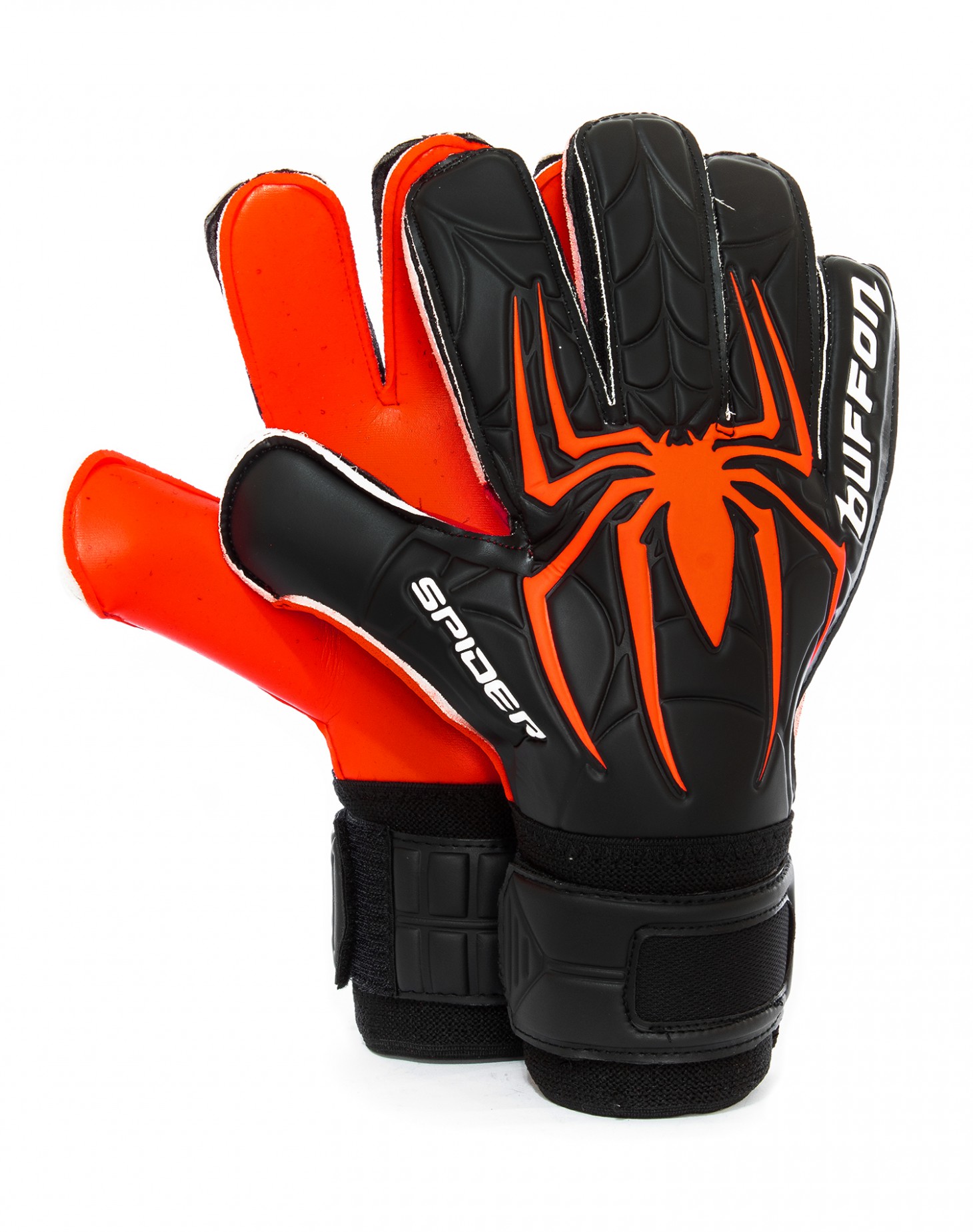 Guantes Buffon Spider Basico Negro - Rojo