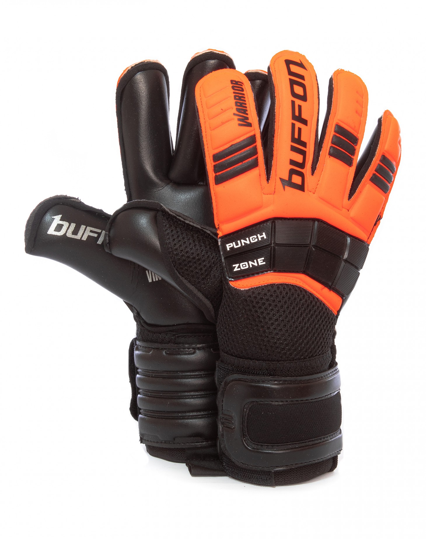 Guantes Buffon Spider Basico Negro Rojo Golero Sport