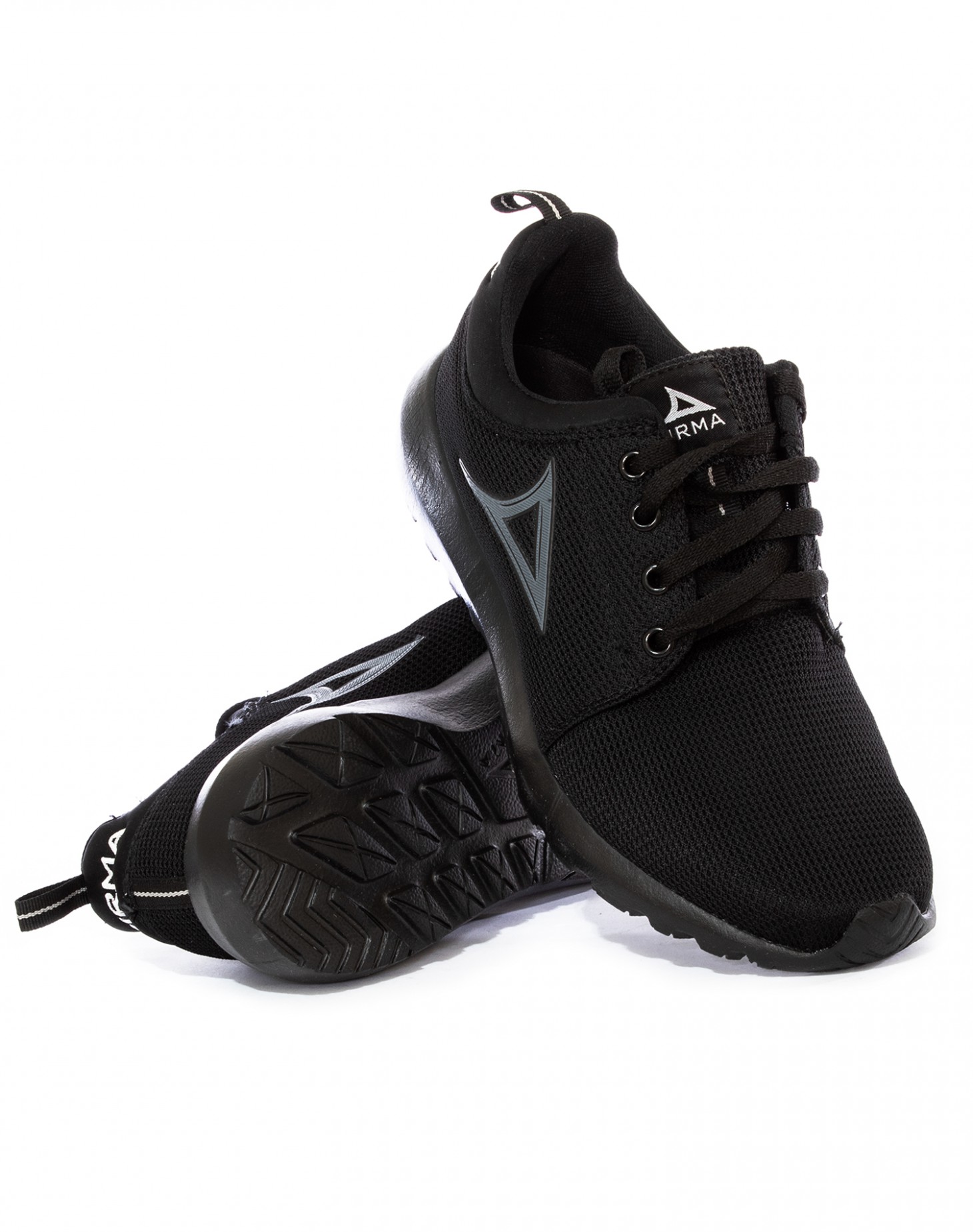 Tenis Pirma Running Caballero Modelo 0278 Negro/ Negro