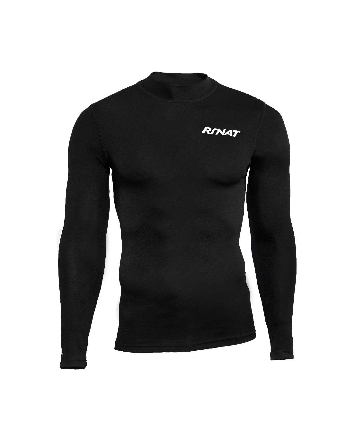 Playera de Compresión Manga Larga Rinat Negra