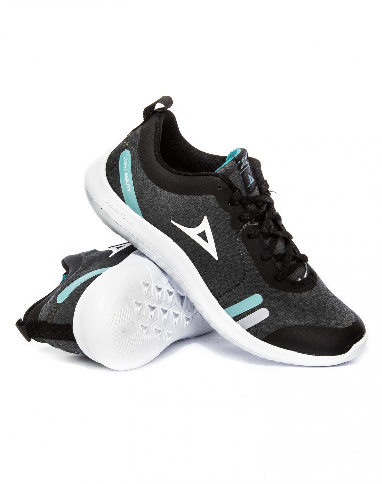 Tenis Pirma Dama Modelo 4520 Negro/Menta