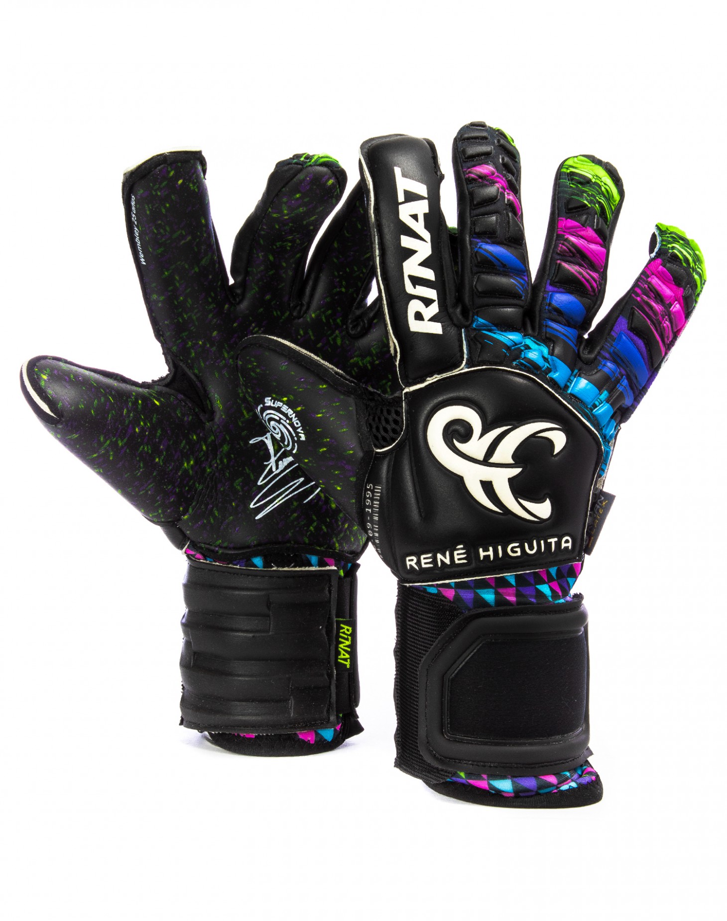 Guantes de Portero Rinat Egotiko Escorpión Pro René Higuita Negro
