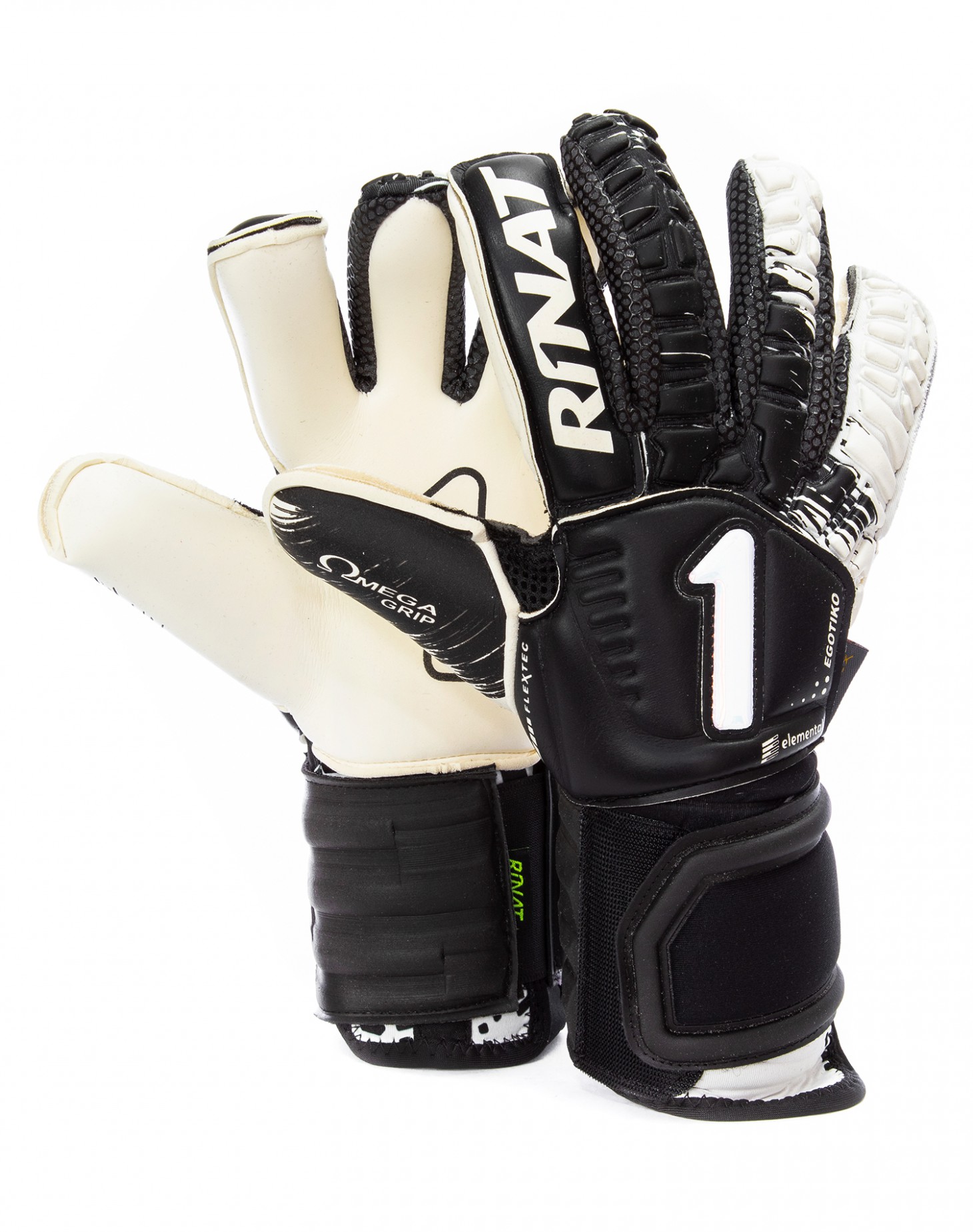 Guantes de Portero Rinat Egotiko Elemental Spines Pro Blanco