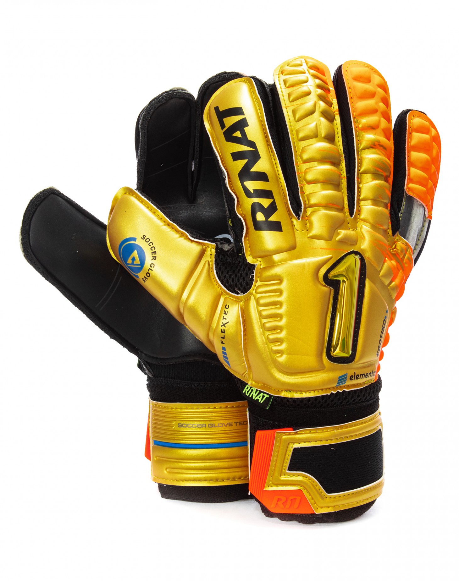 Guantes Rinat Egotiko Elemental Turf Spine Oro