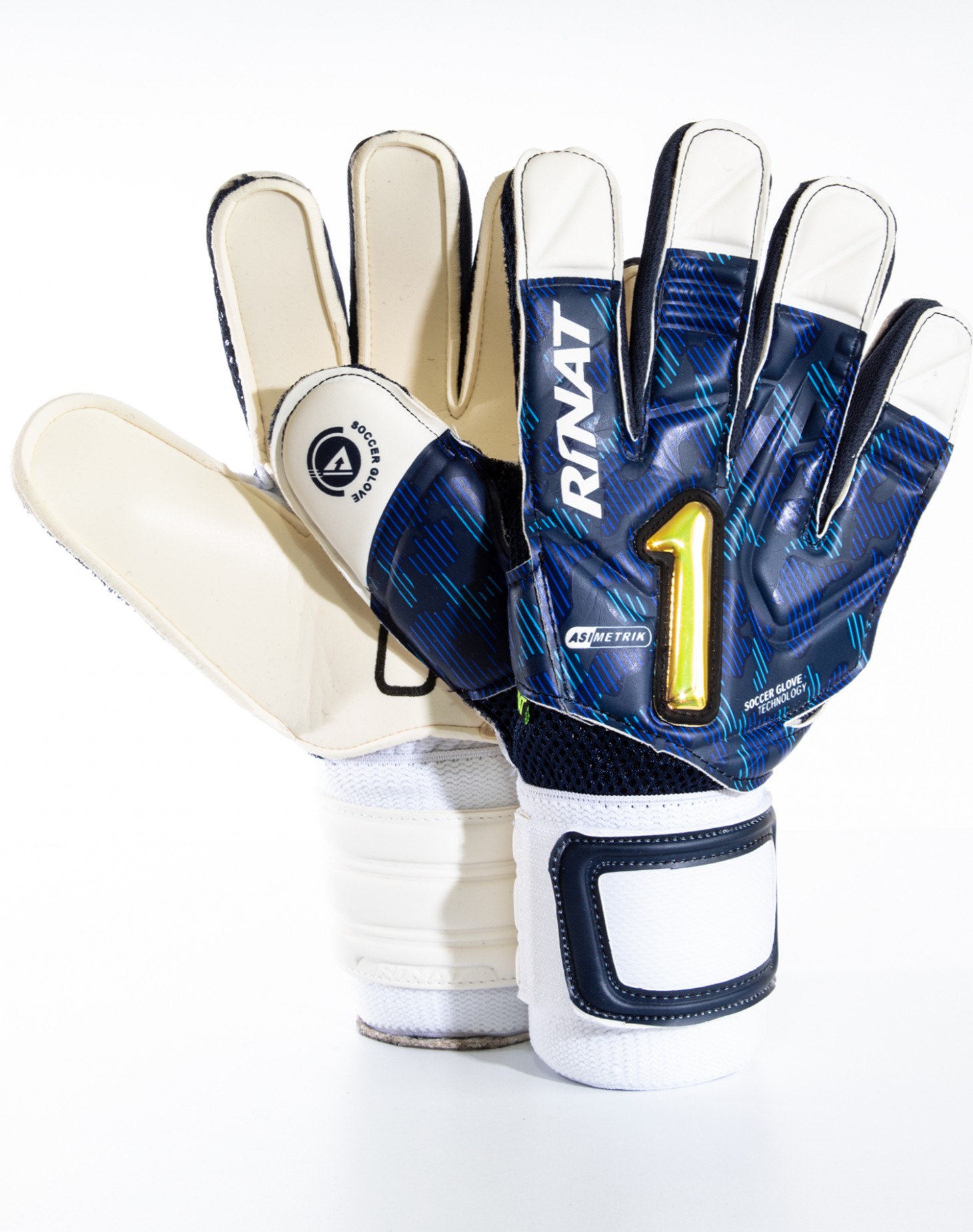 Guantes Rinat Asimetrik Hunter Semi Adulto Azul