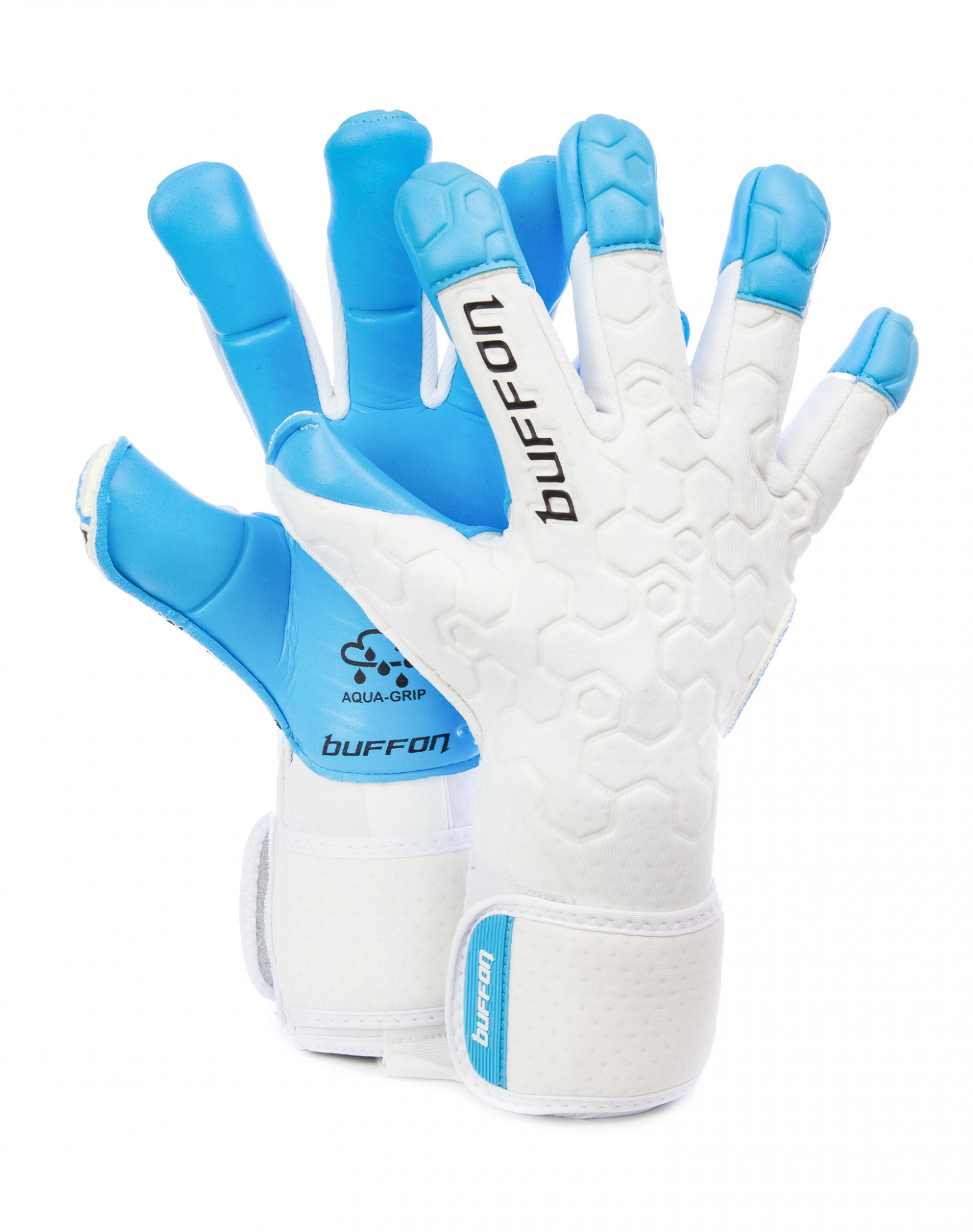 Guantes de Portero Buffon Titan Pro Blanco/Aqua
