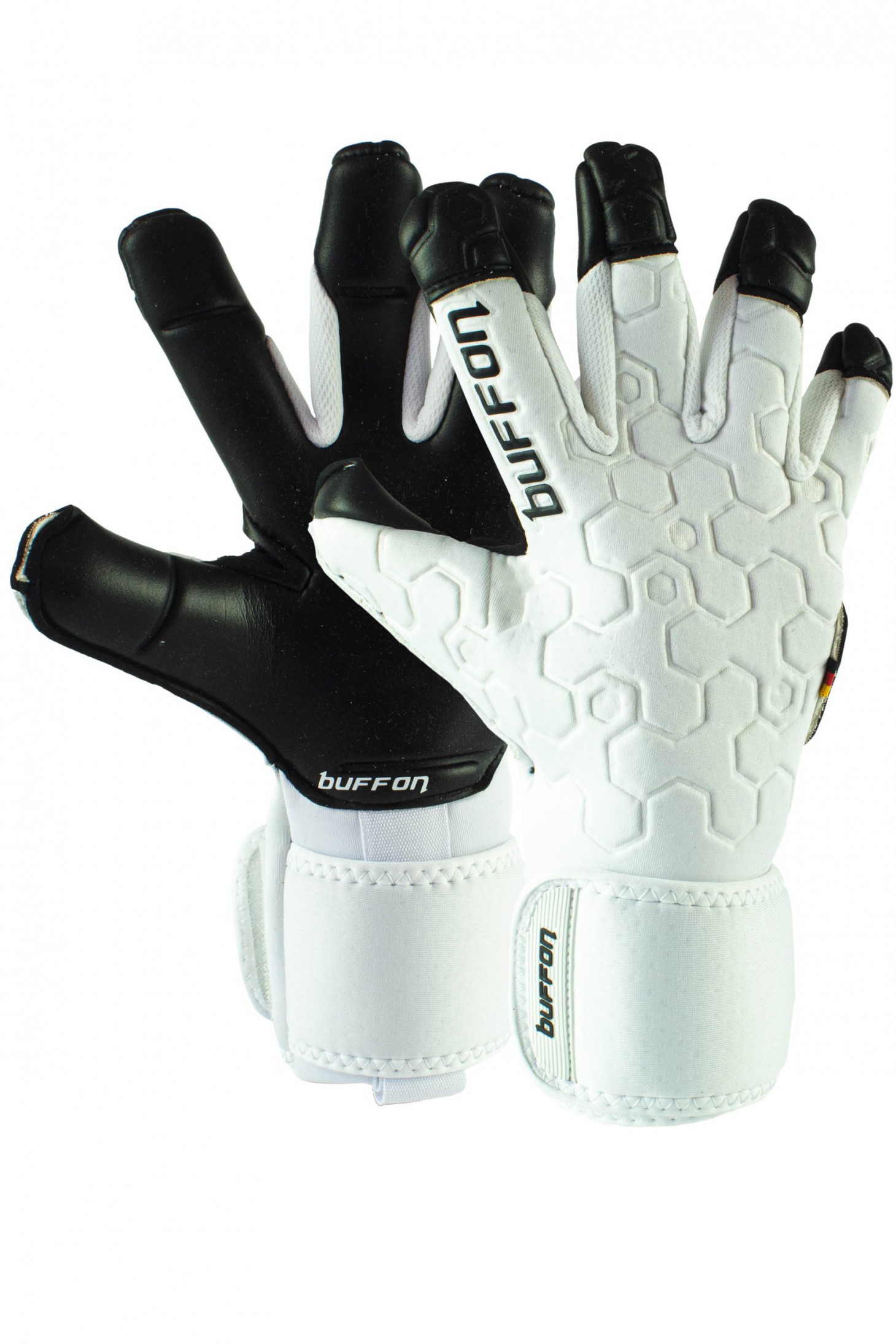Guantes de Portero Buffon Titan Pro Negro Blanco