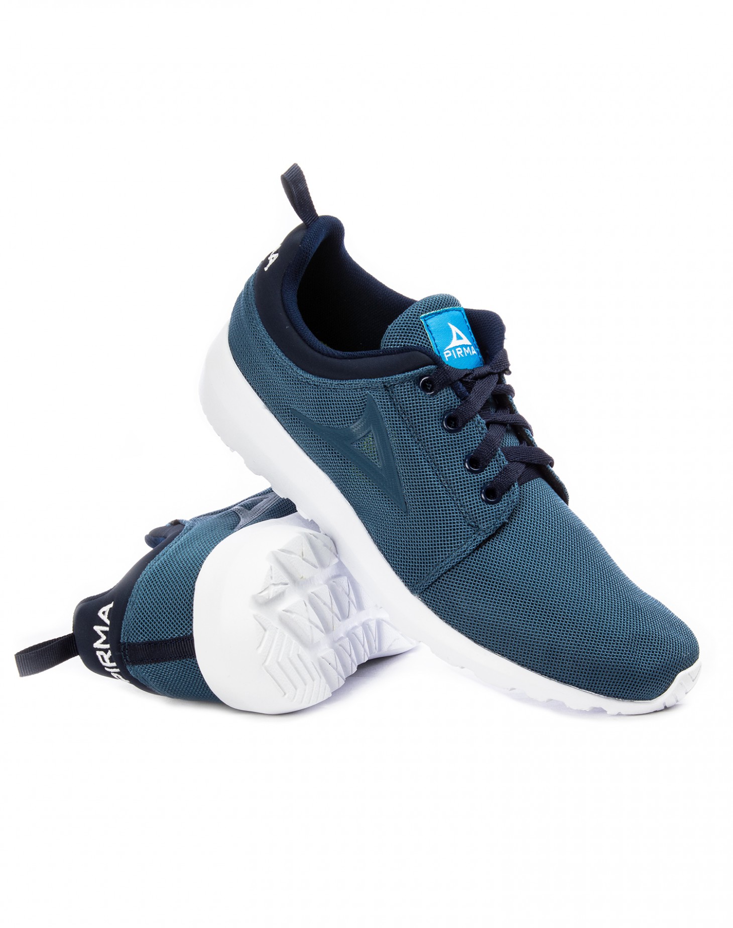 Tenis Pirma Running Caballero Modelo 0278 Azul/Blanco