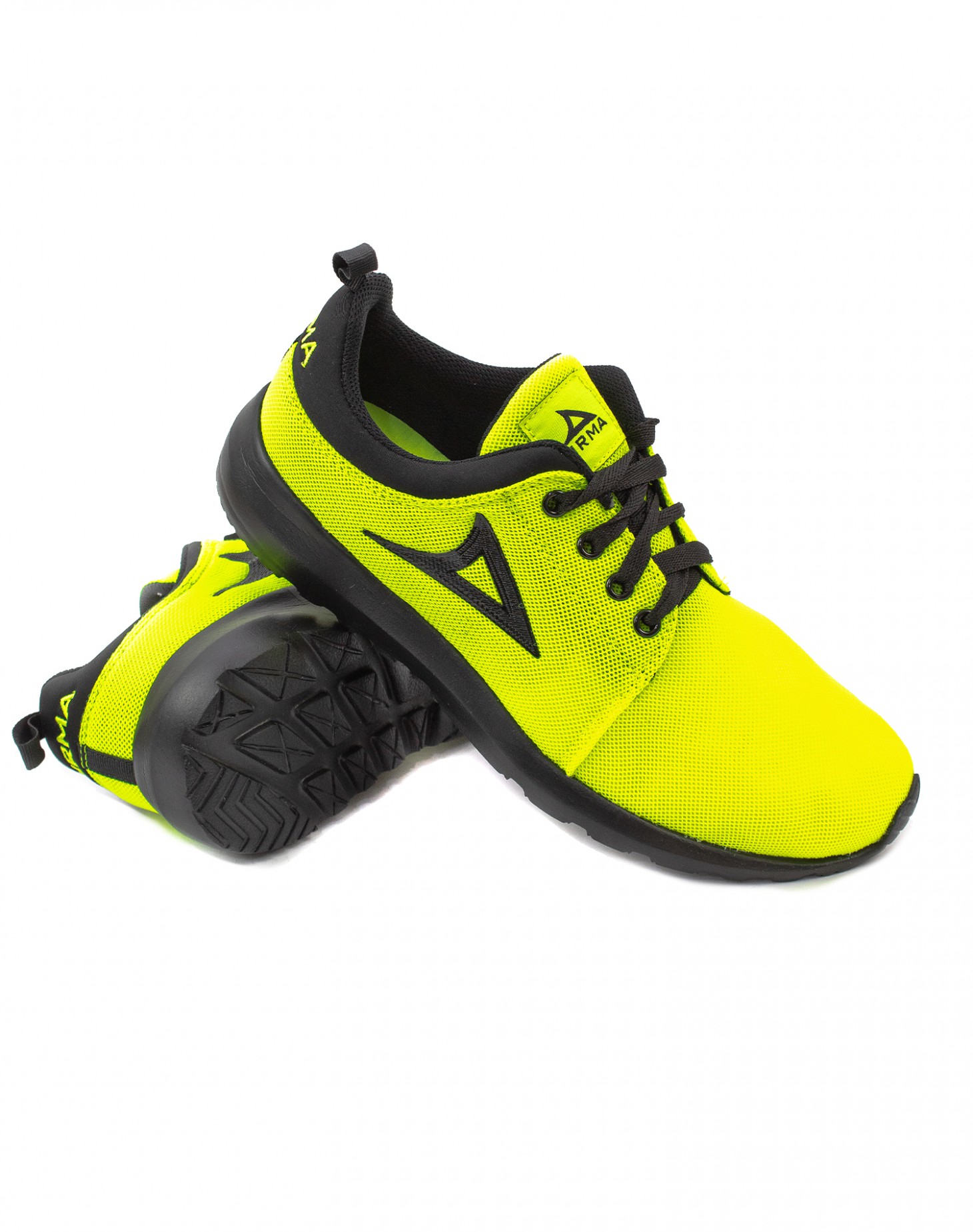 Tenis Pirma Running Caballero Modelo 0278 Negro/Neon
