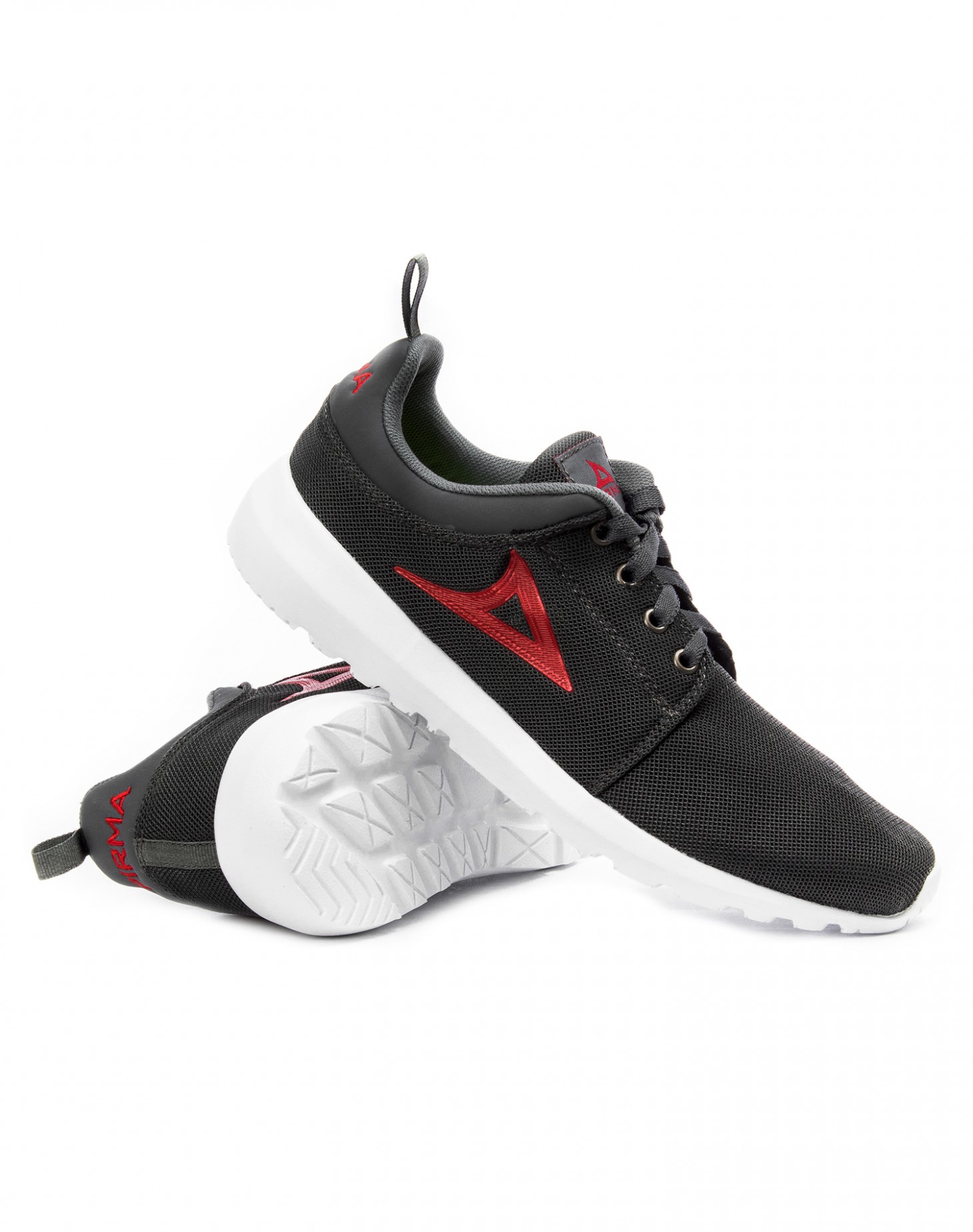 Tenis Pirma Running Caballero Modelo 0278 Oxford/Rojo