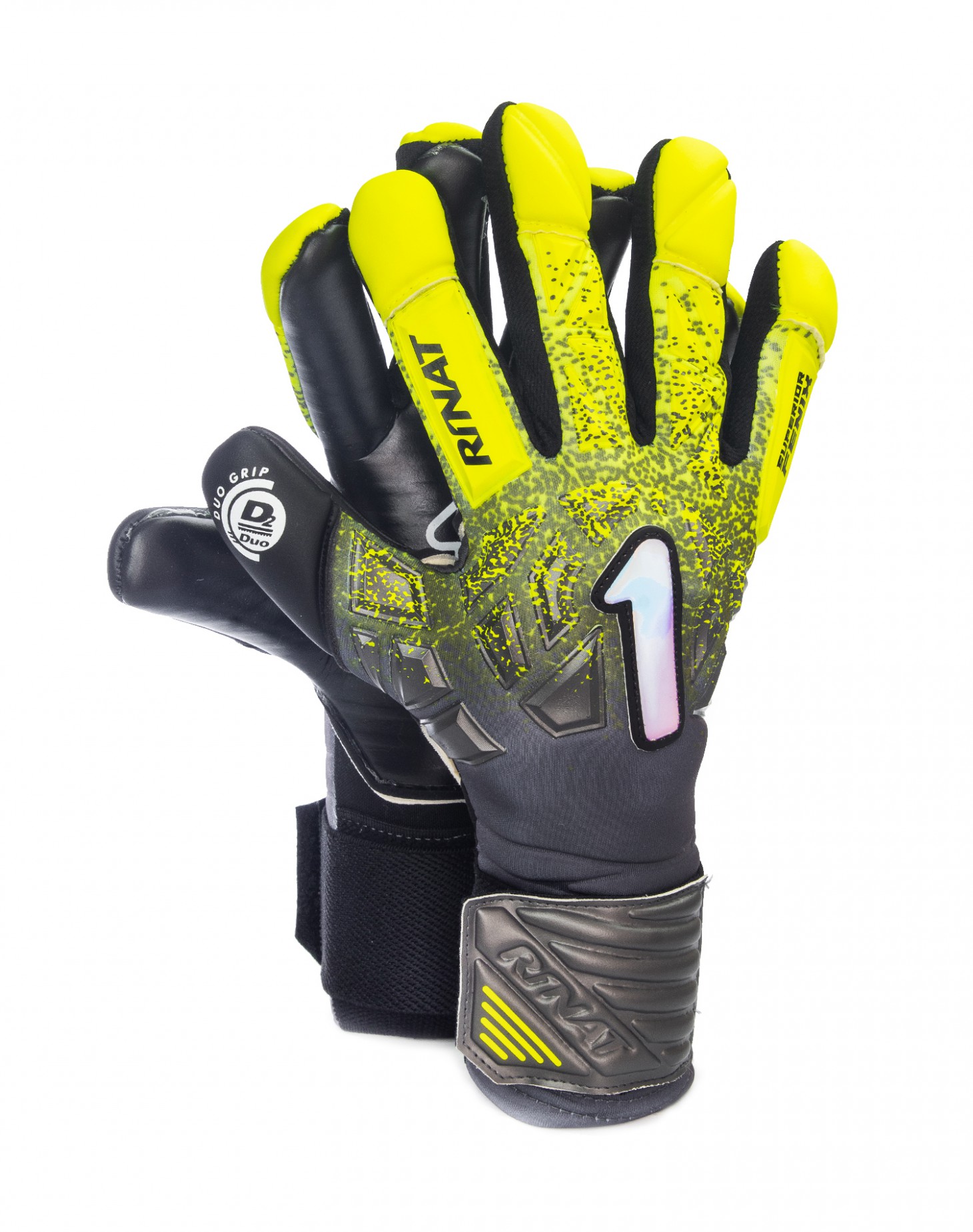 Guantes de Portero Rinat Fenix Superior Alpha JD Amarillo