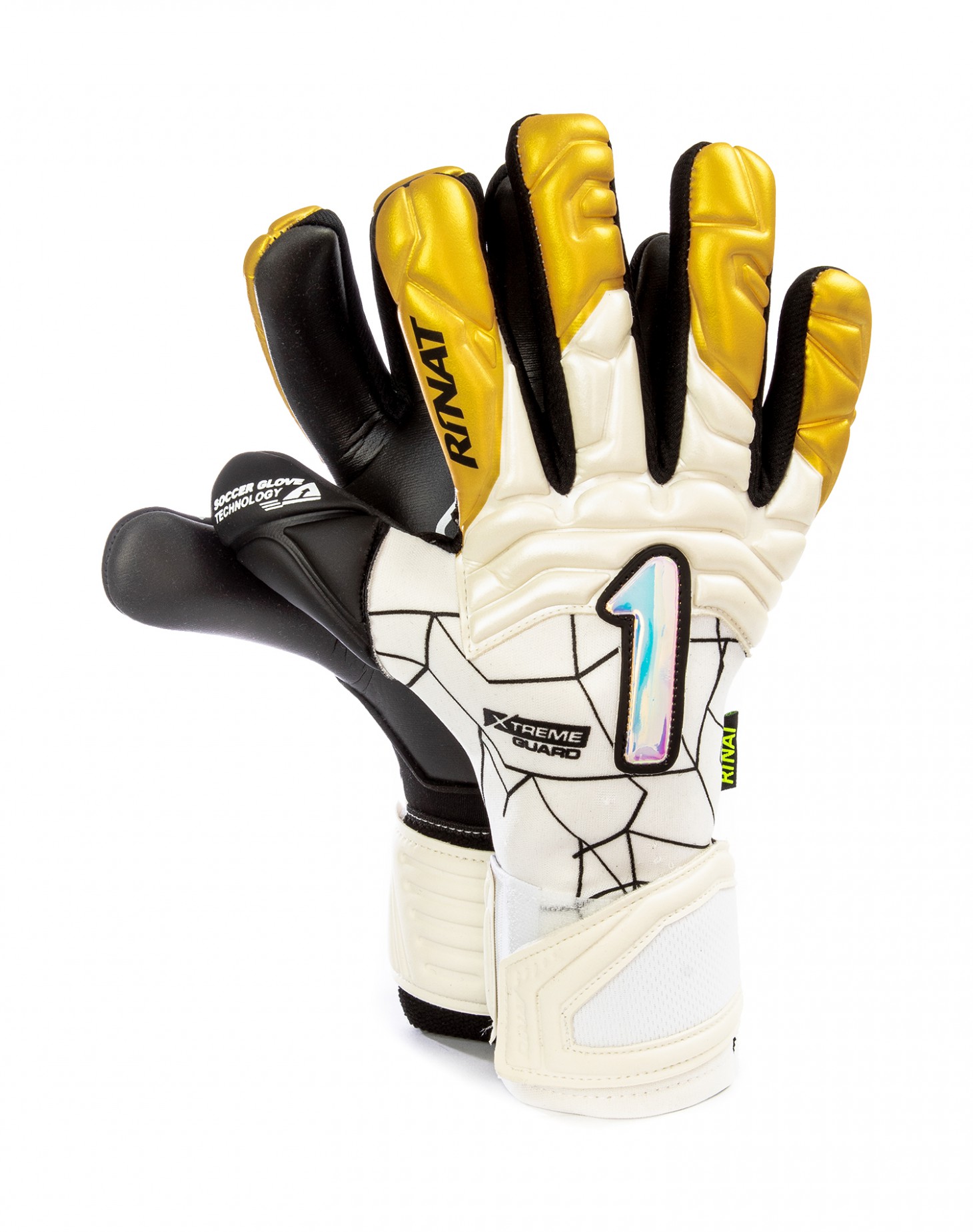 Guantes de Portero Rinat Xtreme Guard Superior Semi Oro Nácar