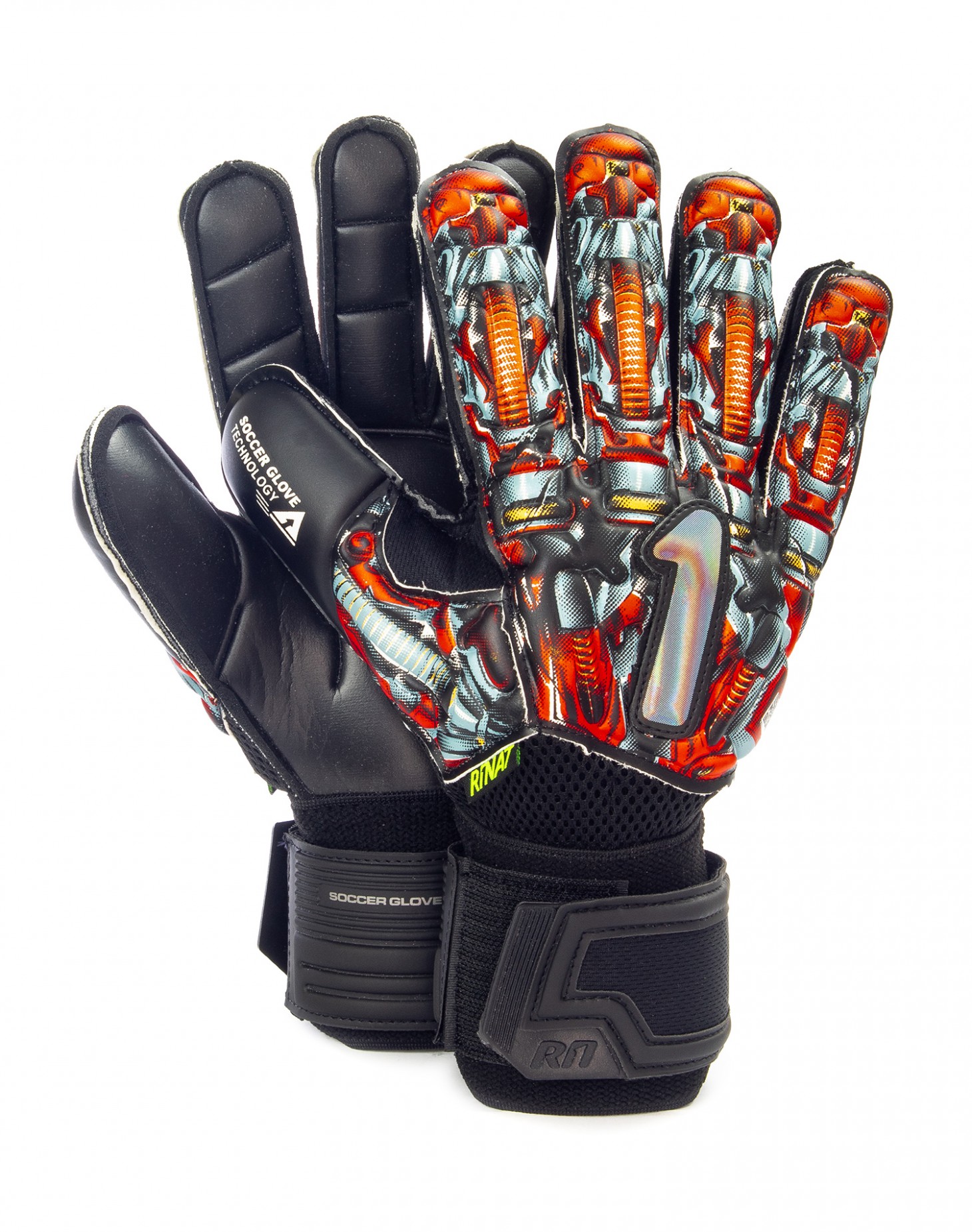Guantes Rinat Asimetrik Bionik Semi Rojo