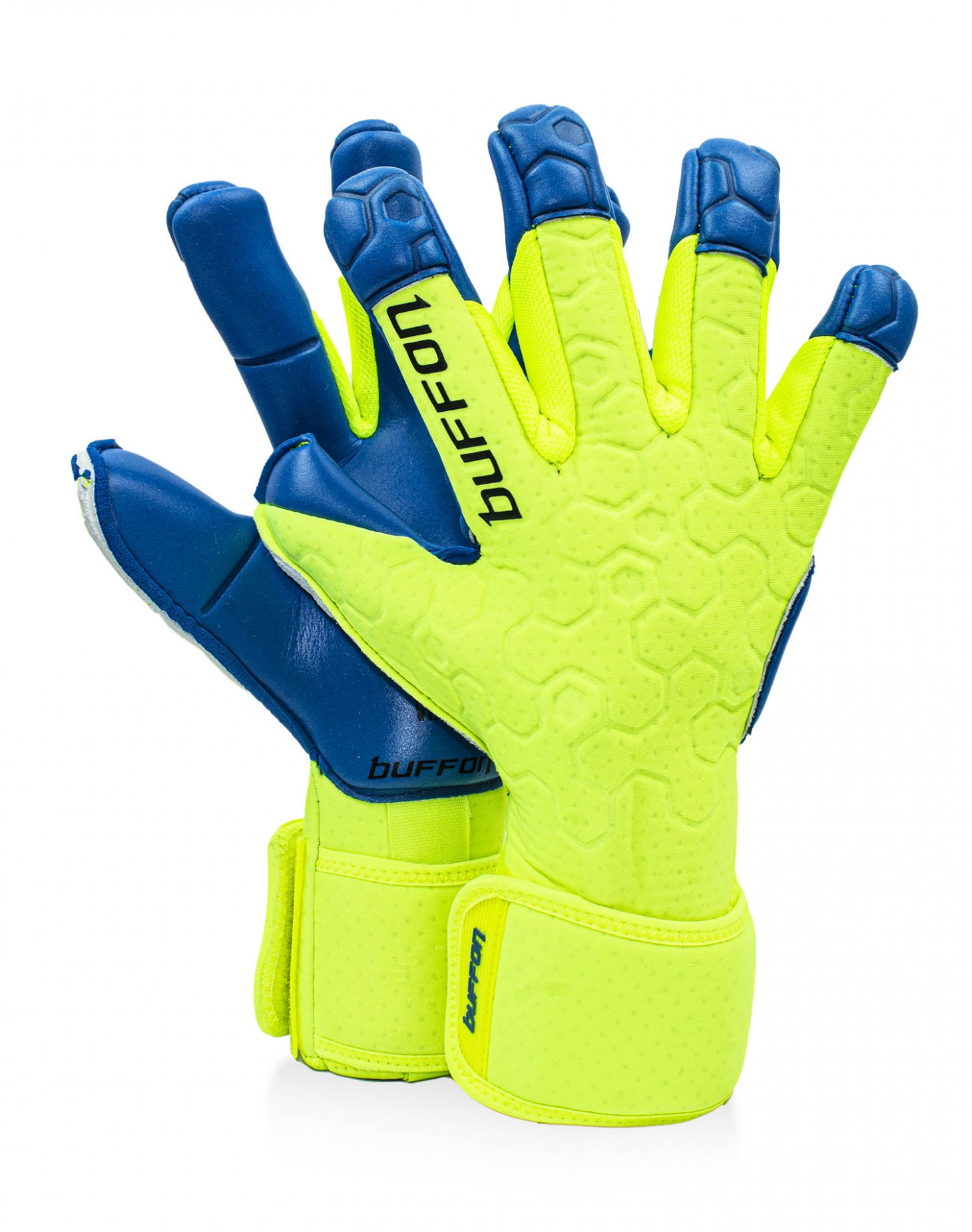 Guantes de Portero Buffon Titan Pro Néon Azul