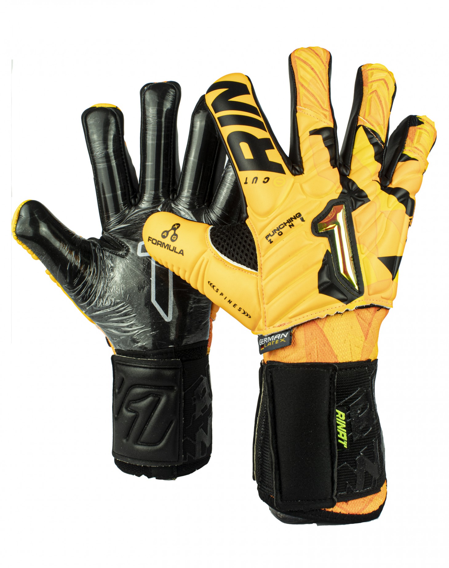 Guantes de Portero Rinat Meta Tactik GK Spine Pro Naranja