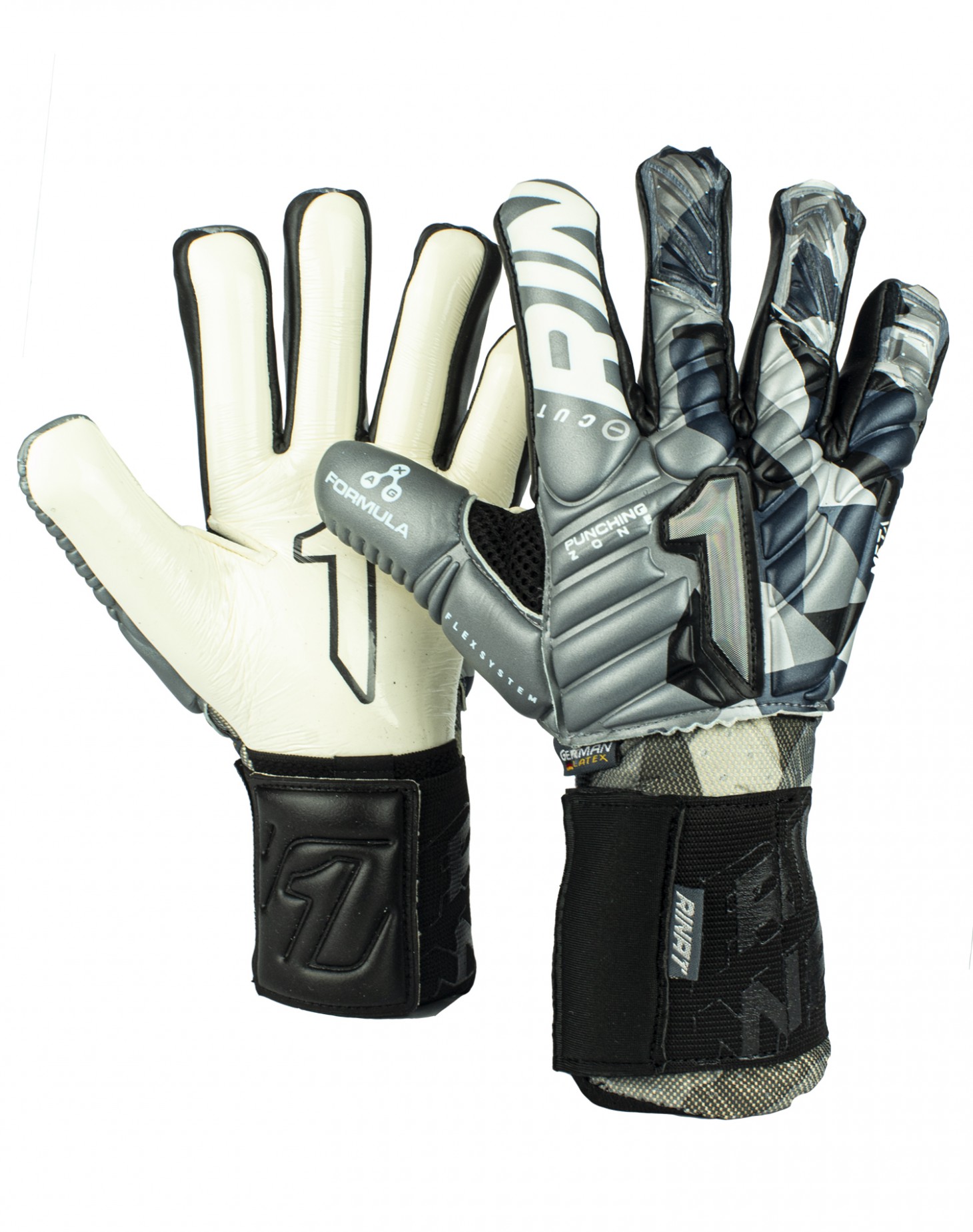 Guantes de Portero Rinat Meta Tactik GK Spine Pro Gris