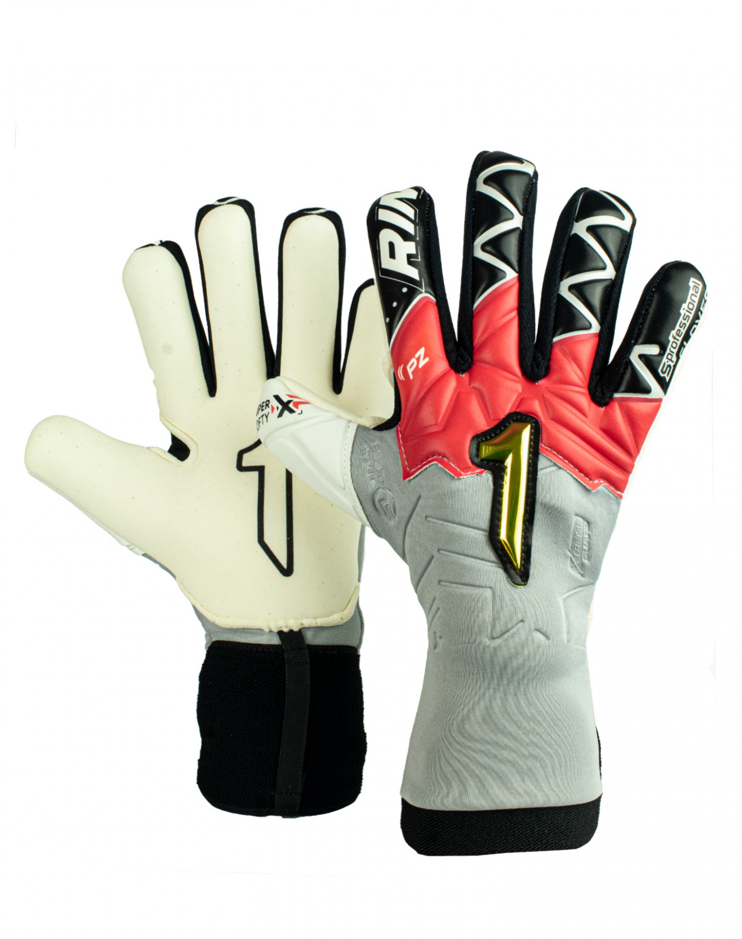 Guantes de Portero Rinat Xtreme Guard Zhero Gris Inf