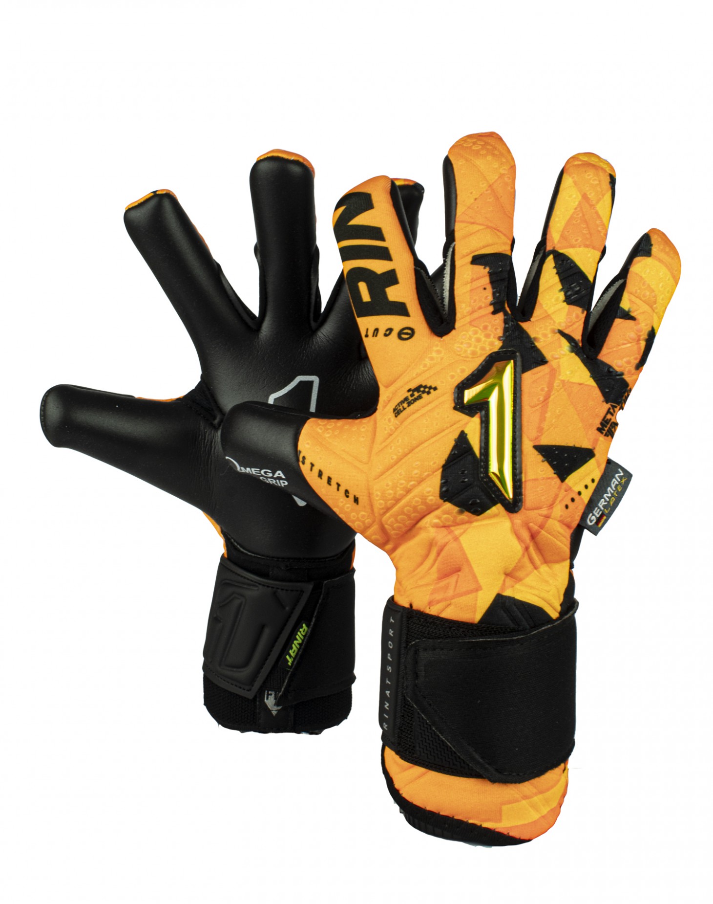 Guantes de Portero Rinat Meta Tactik GK Alpha Naranja Inf