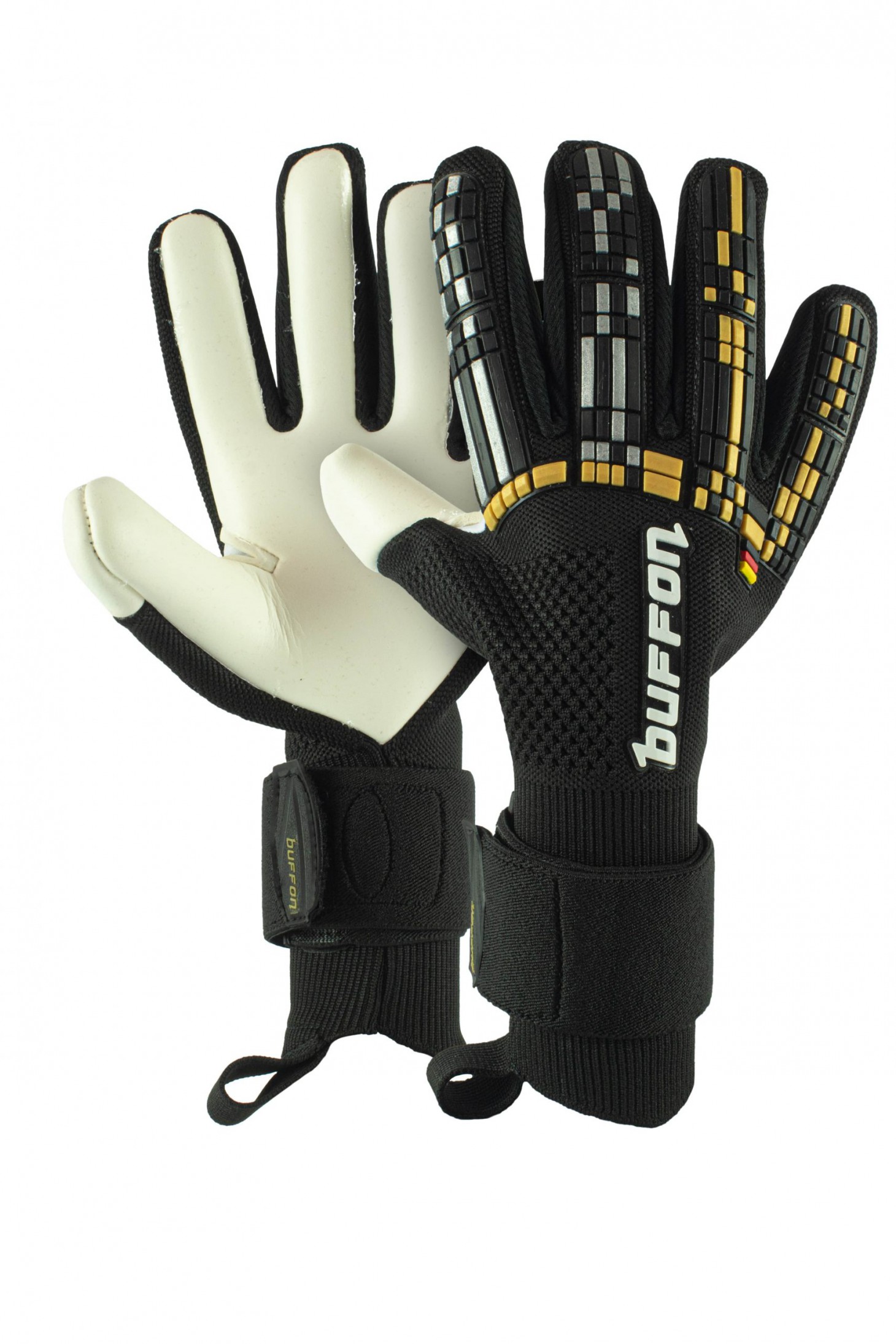 Guantes de Portero Buffon Pixel Pro Negro Oro