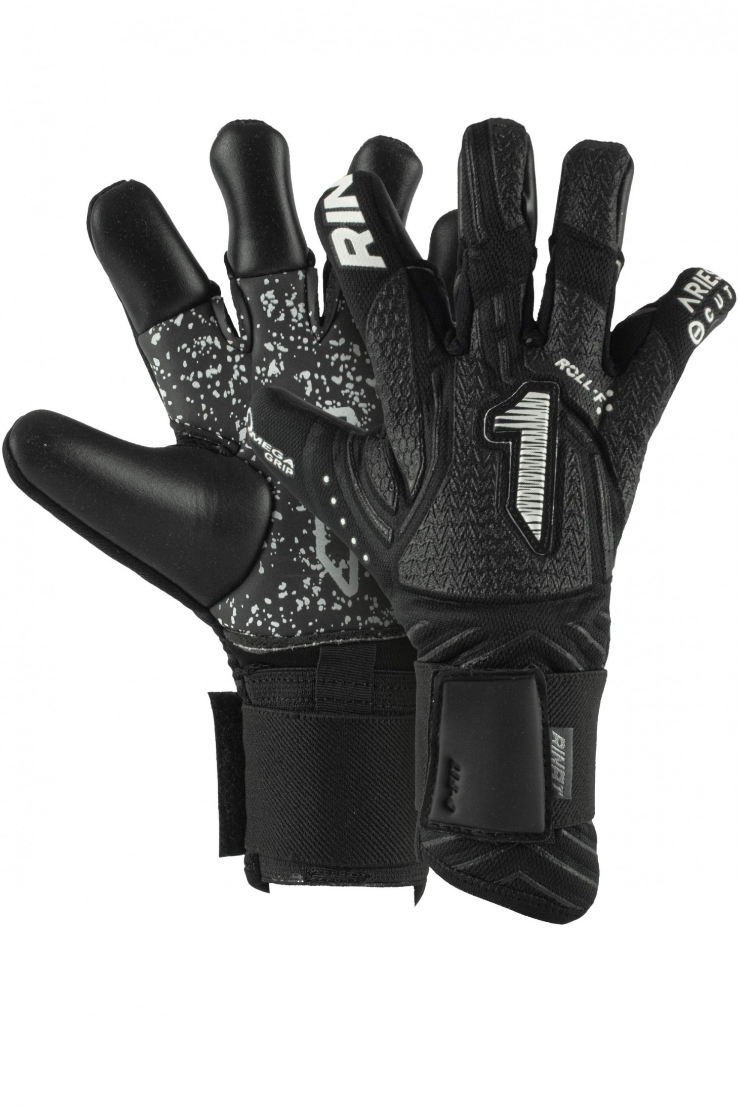 Guantes de Portero Rinat Aries Nemesis Semi Negro
