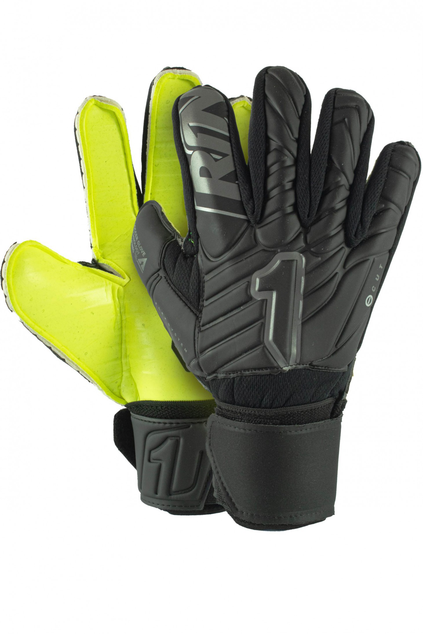 Guantes Rinat Meta Tactik GK Spine Negro Neón