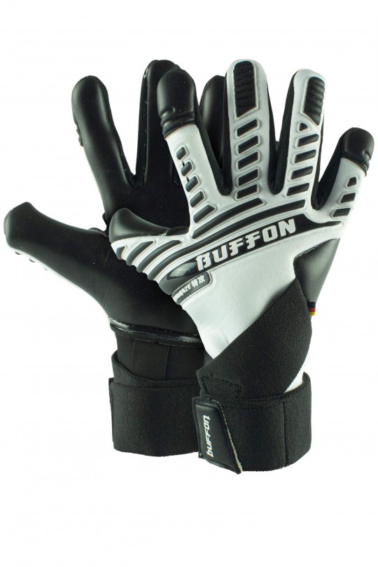 Guantes de Portero Buffon Kamikaze Pro Negro Plata