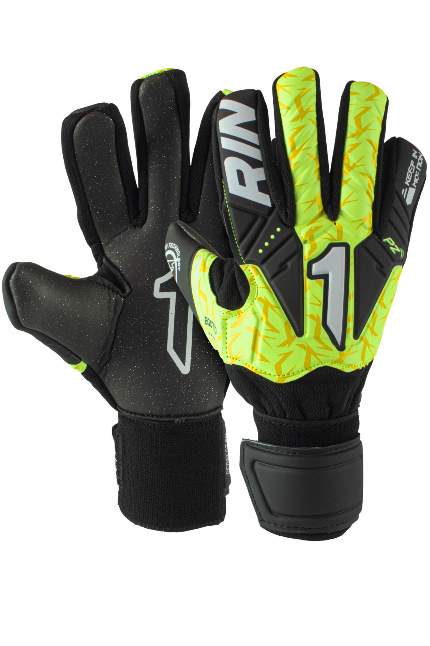 Guantes de portero Rinat Egotiko Vengador Training Inf Amarillo Negro