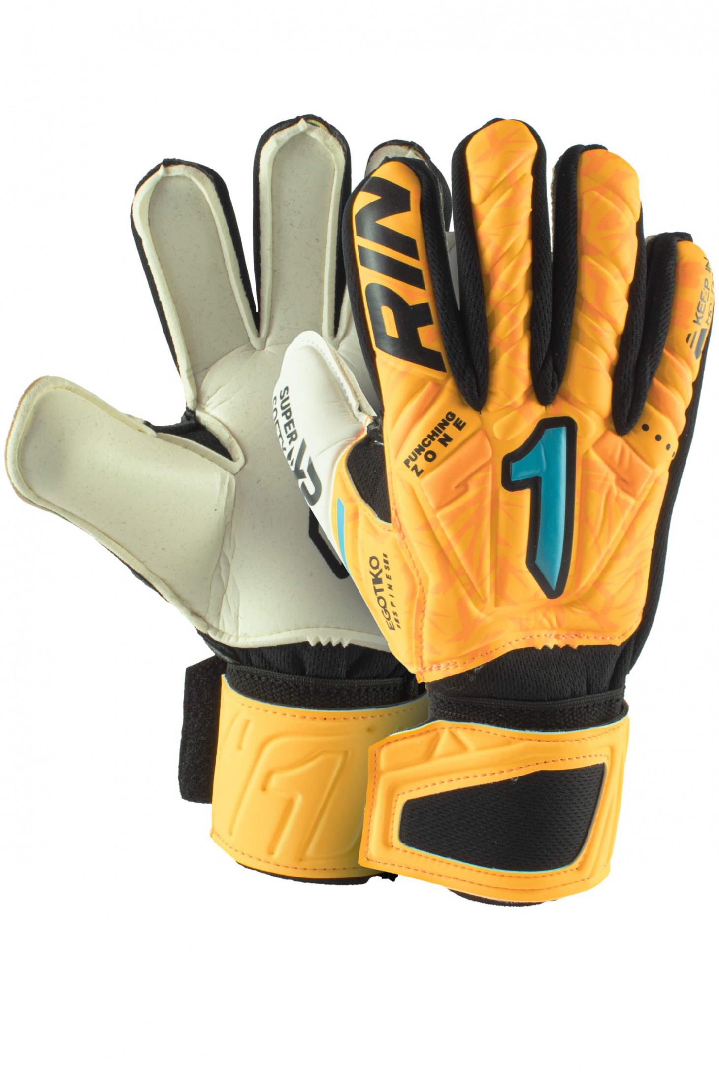 Guantes de Portero Rinat Egotiko Vengador Prime Spine Naranja