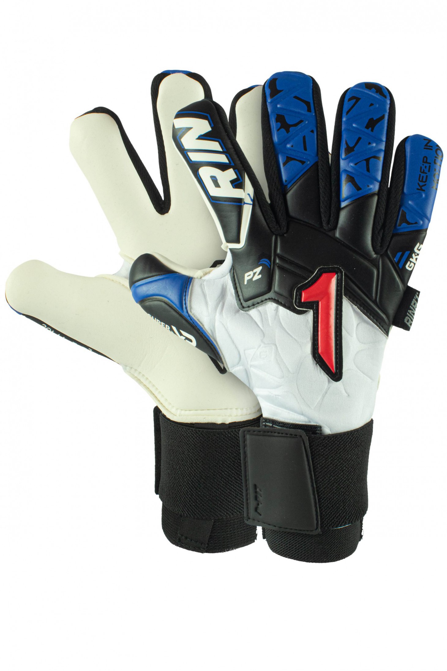 Guantes de Portero Rinat Xtreme Guard Dominius Prime Infantil Blanco Azul