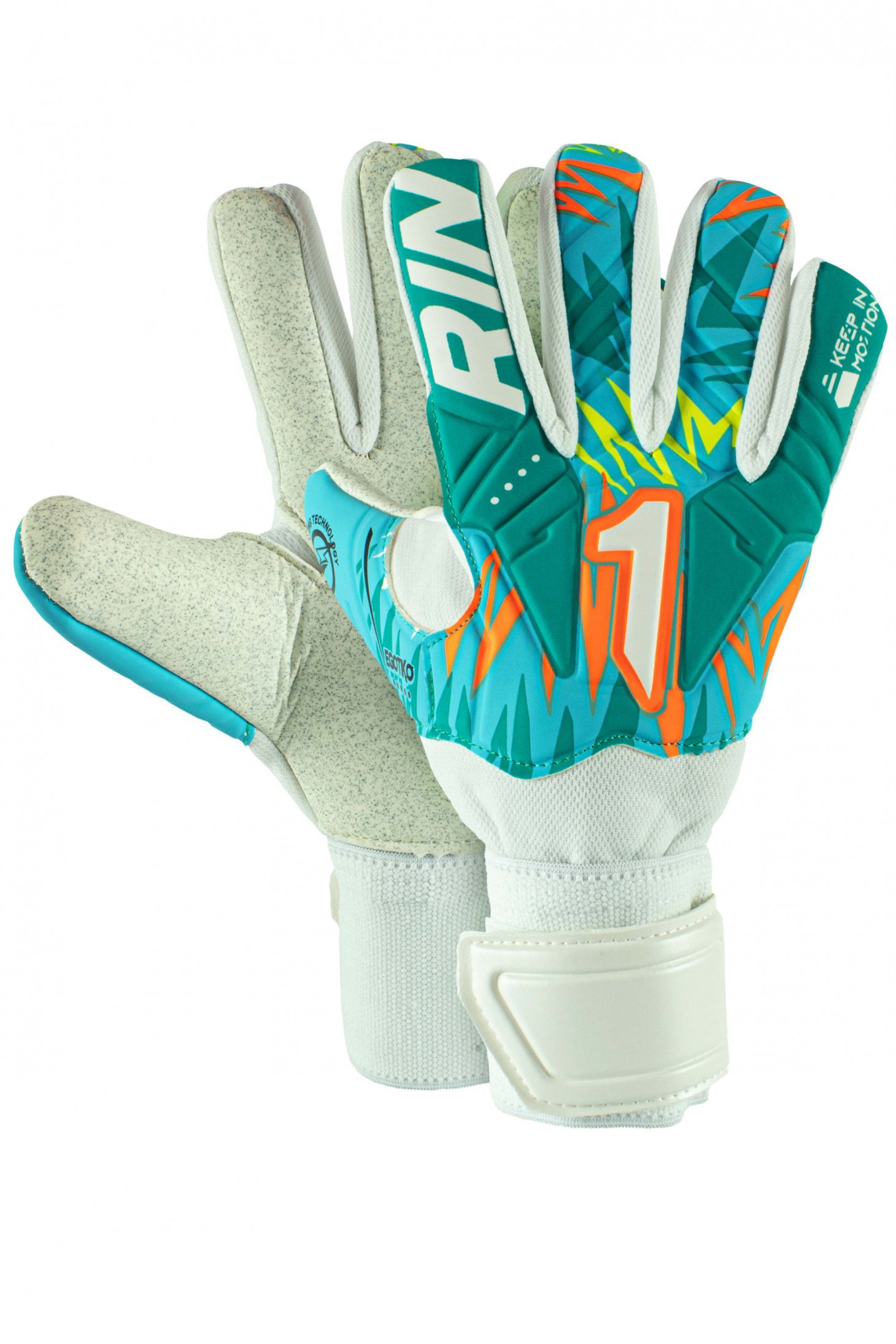 Guantes de portero Rinat Egotiko Vengador Training Infantil Aqua