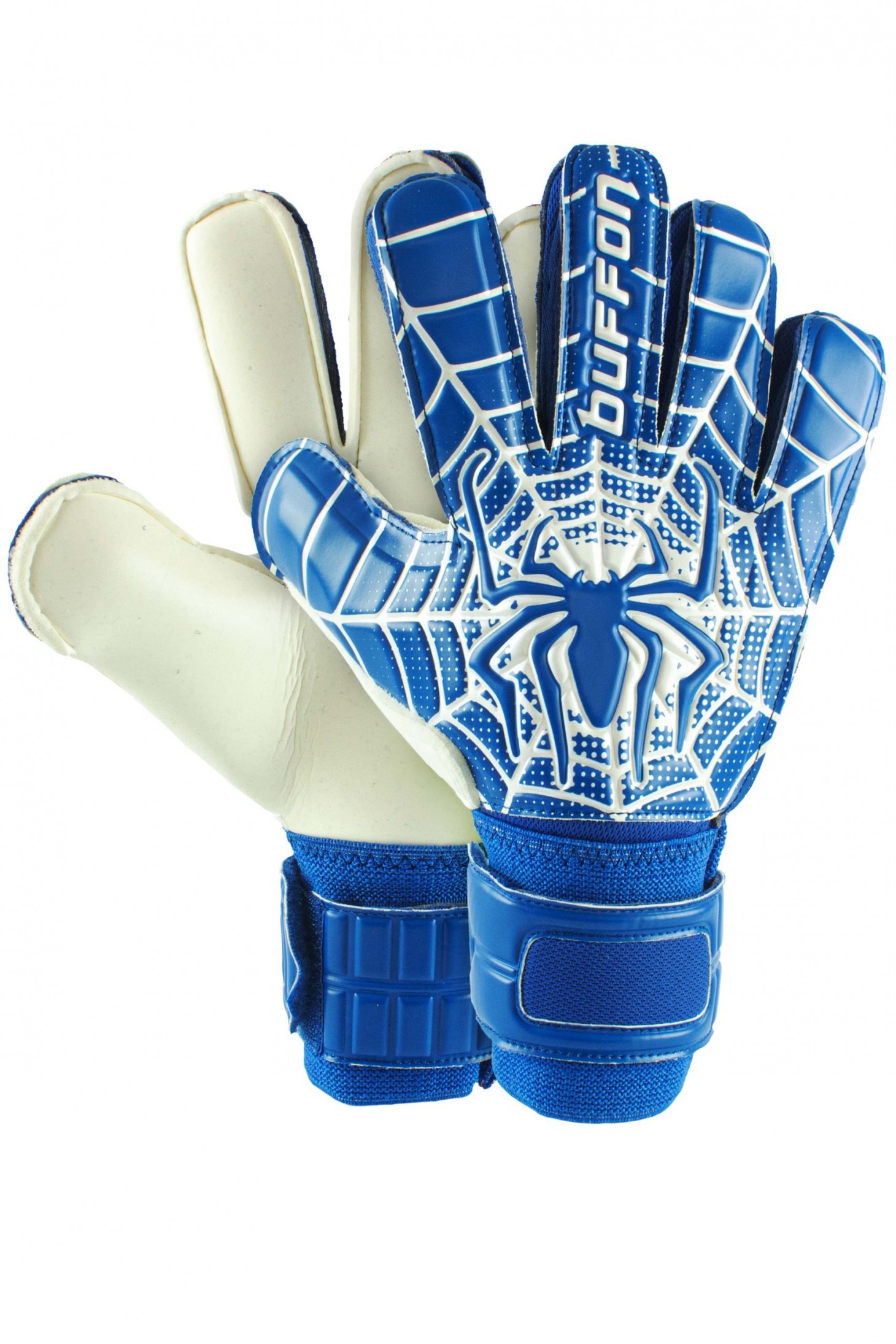 Guantes Buffon Spider Basico 2 Azul Blanco
