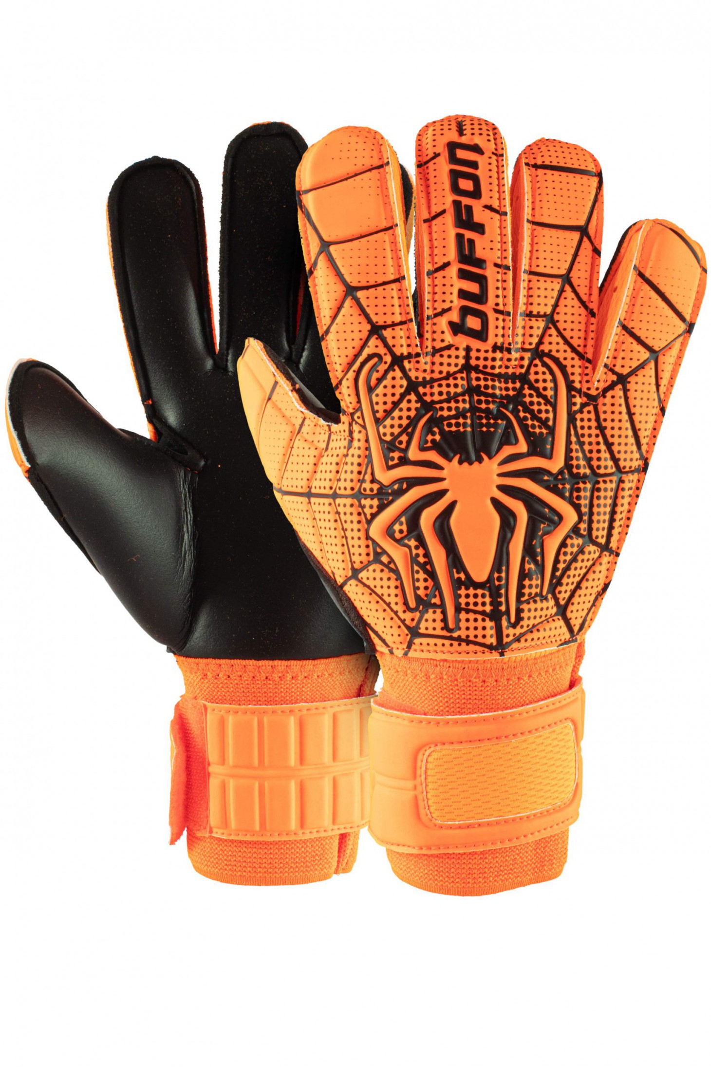 Guantes Buffon Spider Basico 2 Naranja Negro