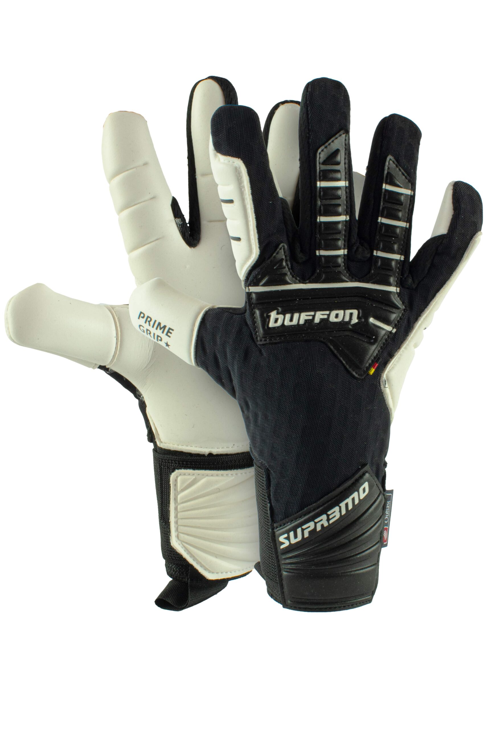 Guantes de Portero Buffon Supremo 3 Negro Blanco