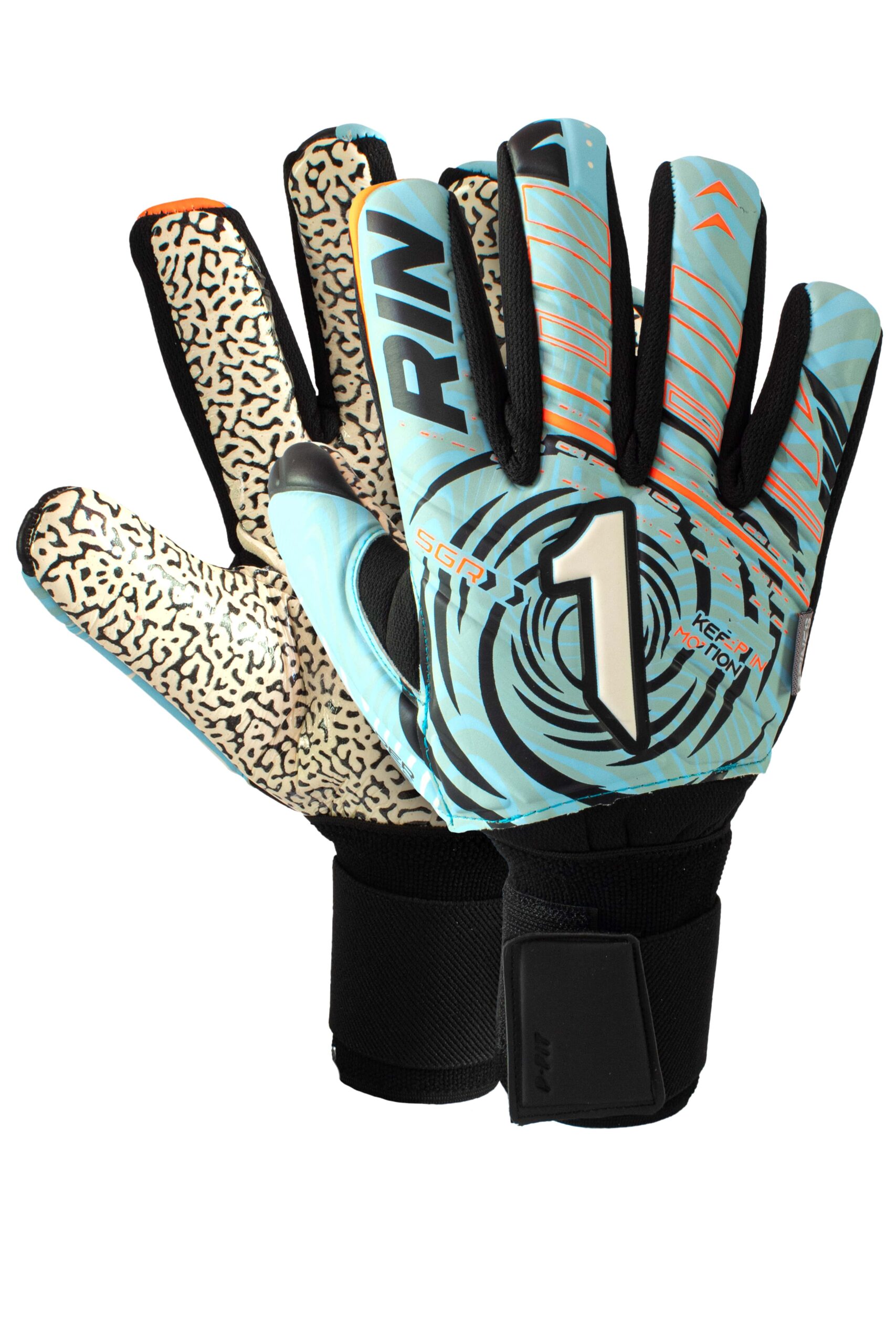 Guantes de portero Rinat Vortex Prime Spines Azul naranja